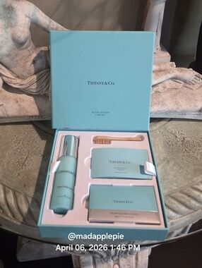 Tiffany & Co. Silver Jewelry Care Kit in Signature Blue